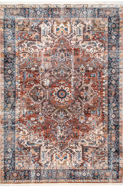 Rust Timeworn Charm Area Rug | Rugs USA