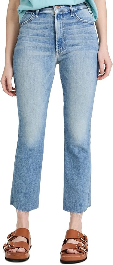 MOTHER Women's The Hustler Ankle Fray Jeans | Amazon (US)