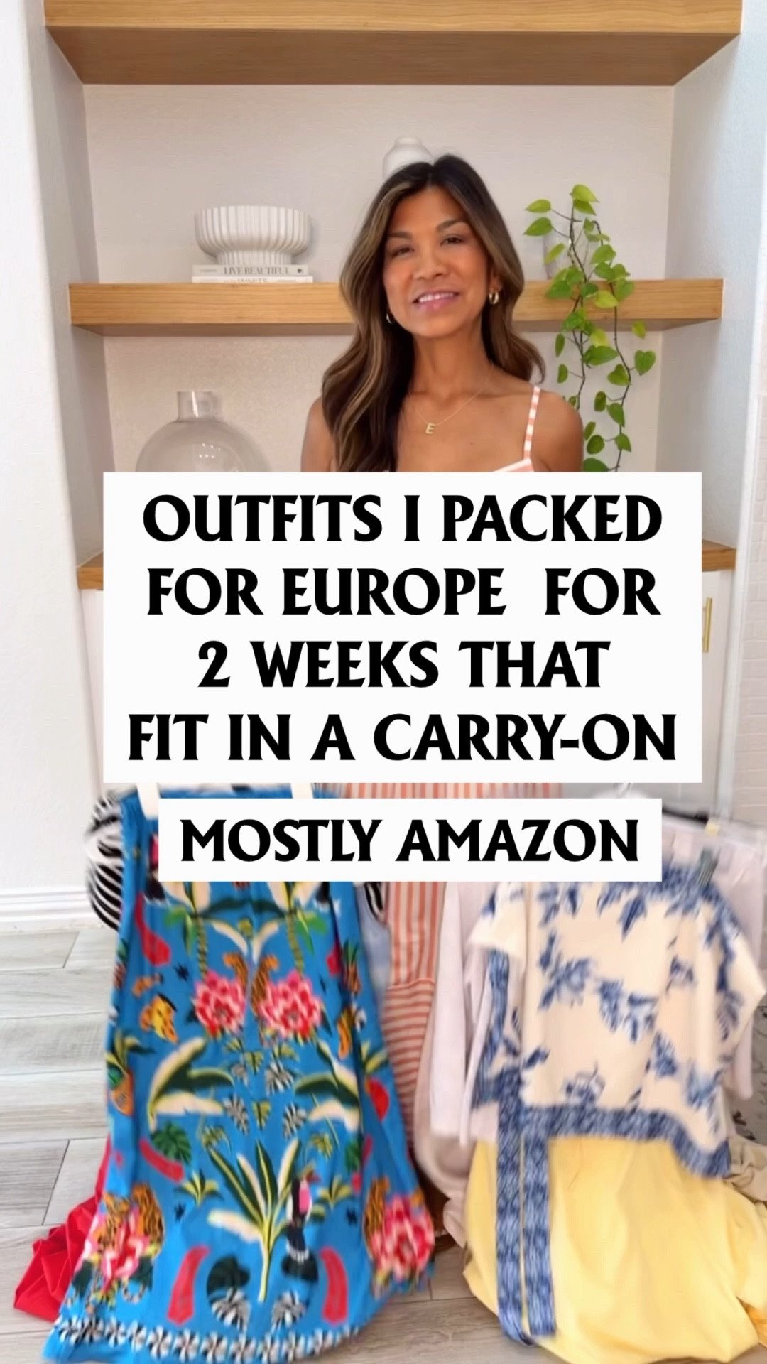 For reference: I’m 5’2” 118# 
Europe Outfits I wore for 2 weeks -all fit in a carry-on.
I linked the backpack and carry-on luggage I used. 
I used the same crossbody bags in black and taupe-it’s the small size and the perfect size.
I’m wearing size small in all dresses, shorts, tops, cardigans. 
I also packed 1 Swimsuit -in small tts.
Yellow dress in size 2-4 tts.
Disclaimer: the striped blue and white cotton dress I had it hemmed about 5 inches cuz it was too long on me. 
Linen pants in XS  short length tts, come in length options.
All Sandals fit tts.
White sneakers fit tts. The comfiest sneakers for Europe and any sightseeing or all day  walking.
Amazon finds, What I wore to Europe, casual outfits, vacation outfits, can be great for Mediterranean Cruise, cruise outfits, summer outfits, fashion over 40, over 50 style, midlife fashion, petite fashion. 

#LTKOver40 #LTKTravel #LTKPetite #LTKSaleAlert