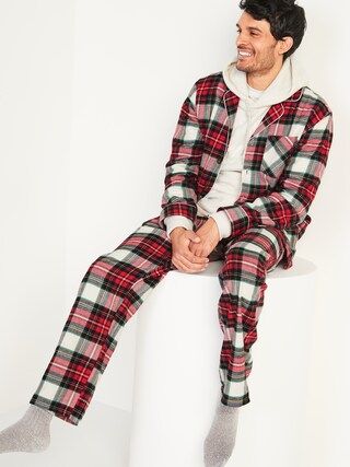 Plaid Flannel Pajama Set for Men | Old Navy (US)