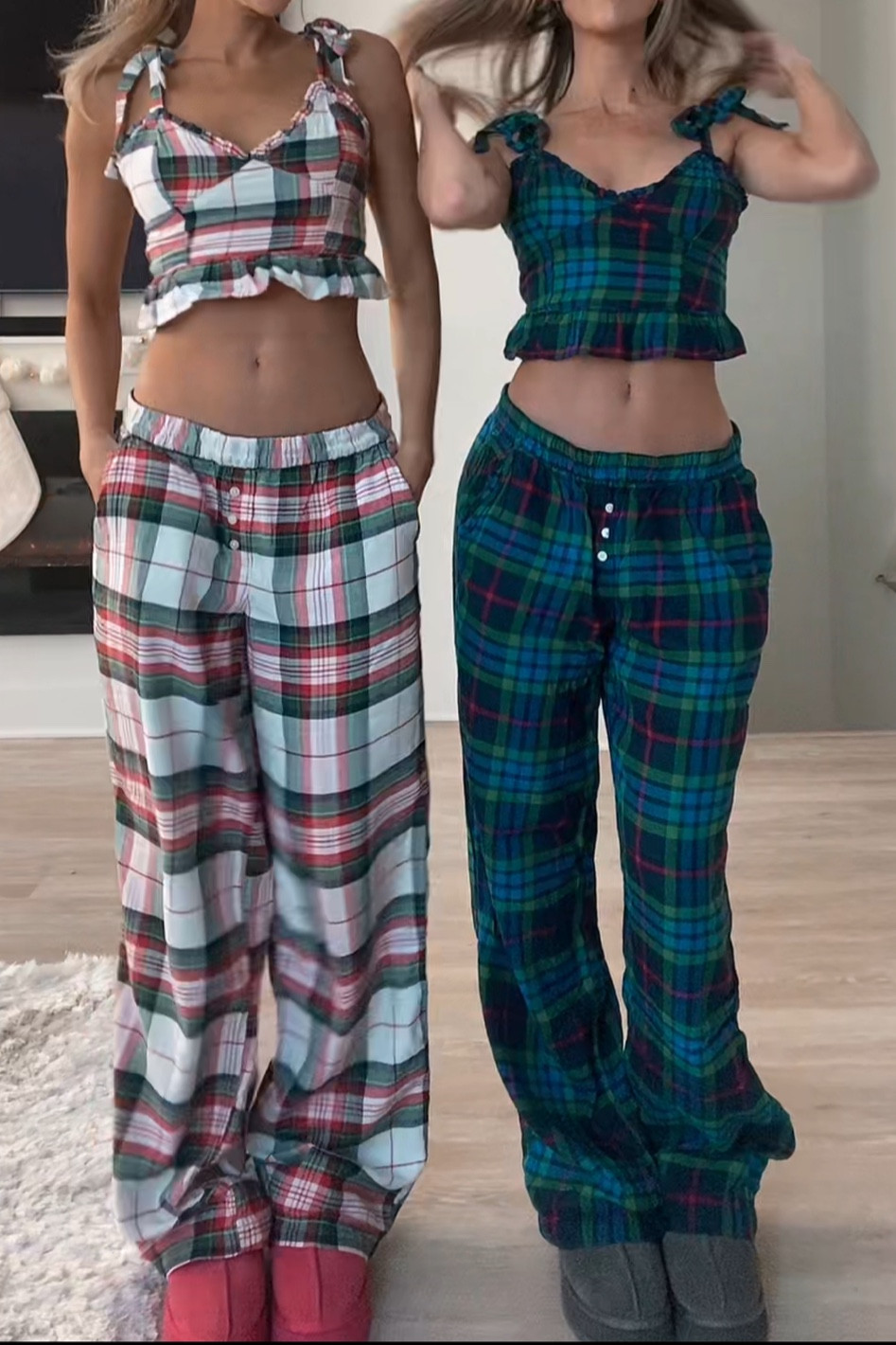 AERIE Christmas PJ & UGGS 🤍