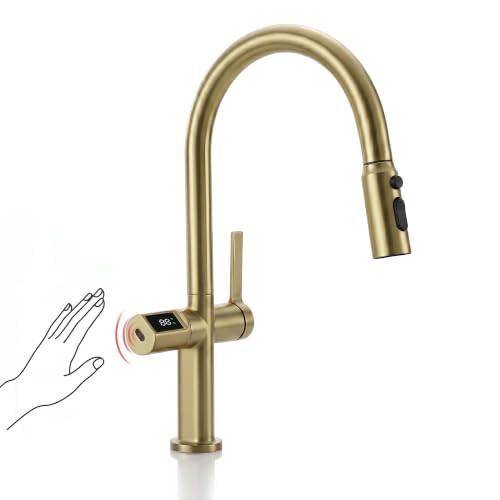 Lefton Touchless Pull-Out Kitchen Faucet, Hands Free Motion Sensor Activated, Battery-Free Temper... | Amazon (US)