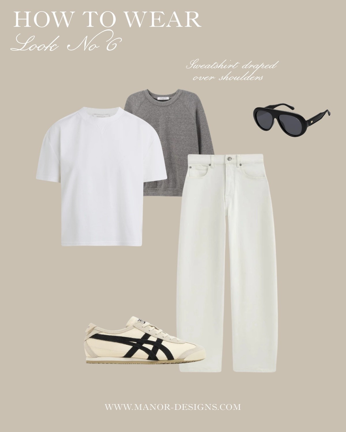 Love a good white jean look