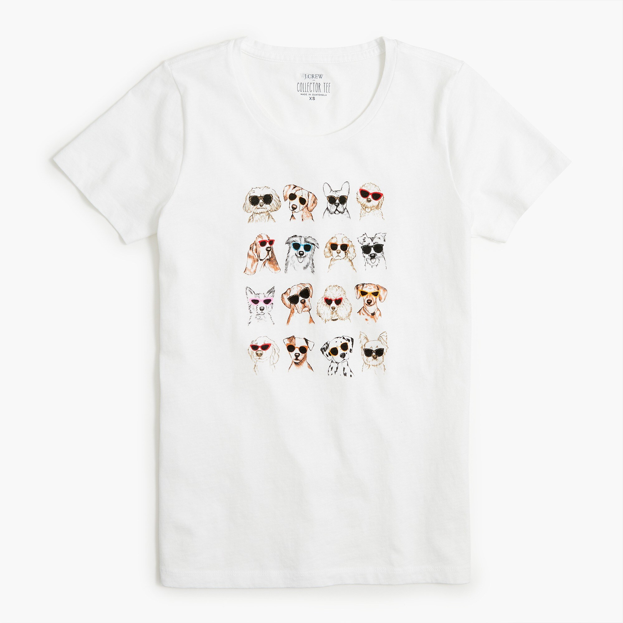 Dogs with sunglasses graphic tee | J.Crew Factory