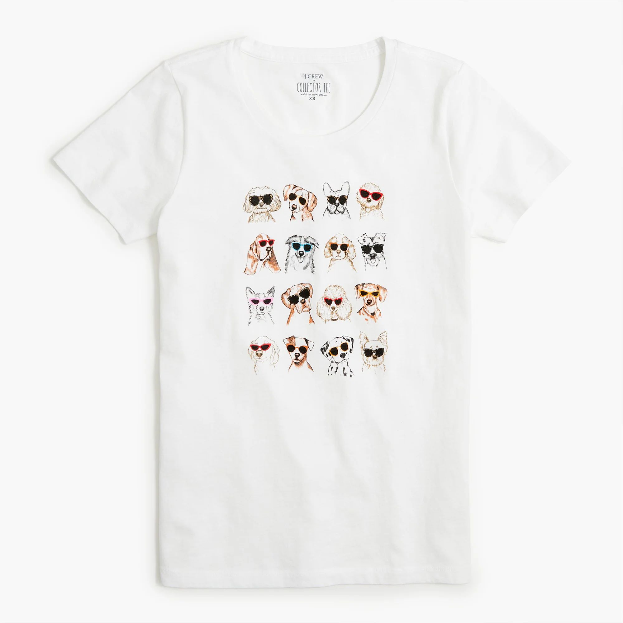 Dogs with sunglasses graphic tee | J.Crew Factory