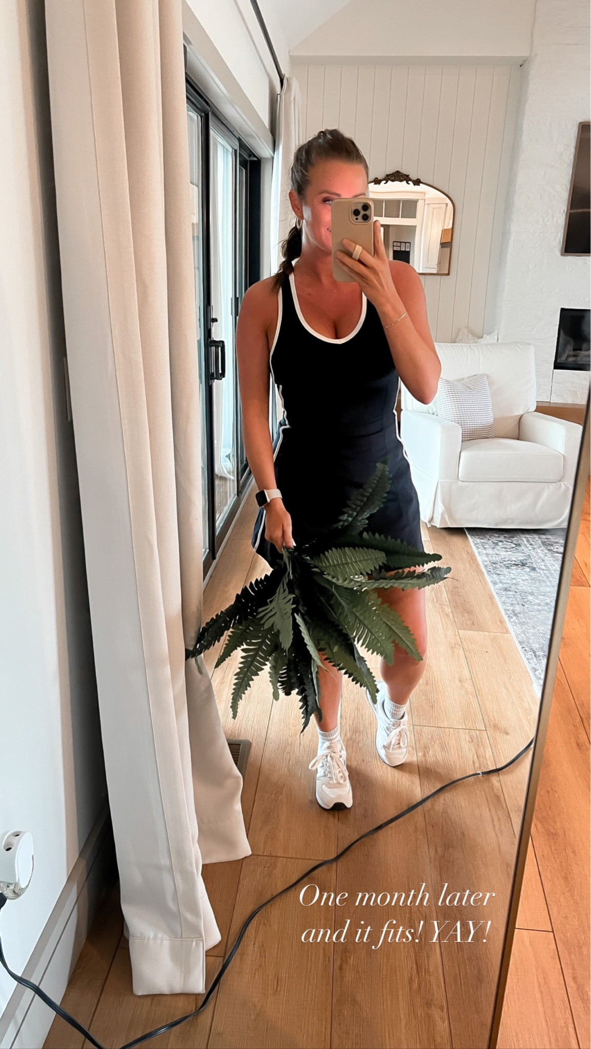 That Black Tennis Dress from Amazon fits! Last month I bought a dress in a small on accident and Omgosh soooo tight. (Of course, I’m a true M) well it fits today! Idk about tomorrow but today I’m celebrating. 🤣

#LTKunder50 #LTKstyletip #LTKFind