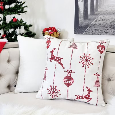 KWPZQEB Christmas Throw Pillows, 20x20 inch Indoor Decorative Pillow Insert, Decorations Throw Pillow for Sofa, Bed and Couch (With Pillow Core) | Target