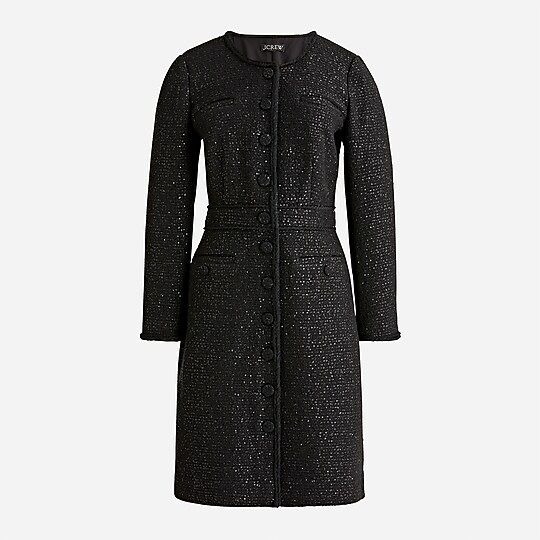 Lady jacket dress in sequin tweed | J.Crew US