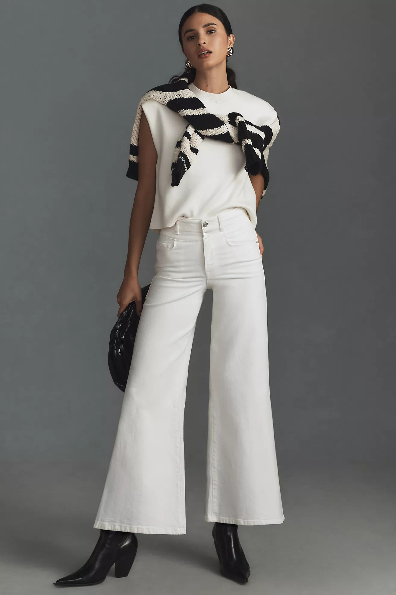 Frame High-Rise Double Waistband Jeans | Anthropologie (US)