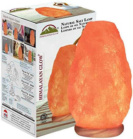 Himalayan Glow Natural Pink Salt Lamp, Crystal Salt Lamp Night Light with (ETL Certified) Brightn... | Amazon (US)