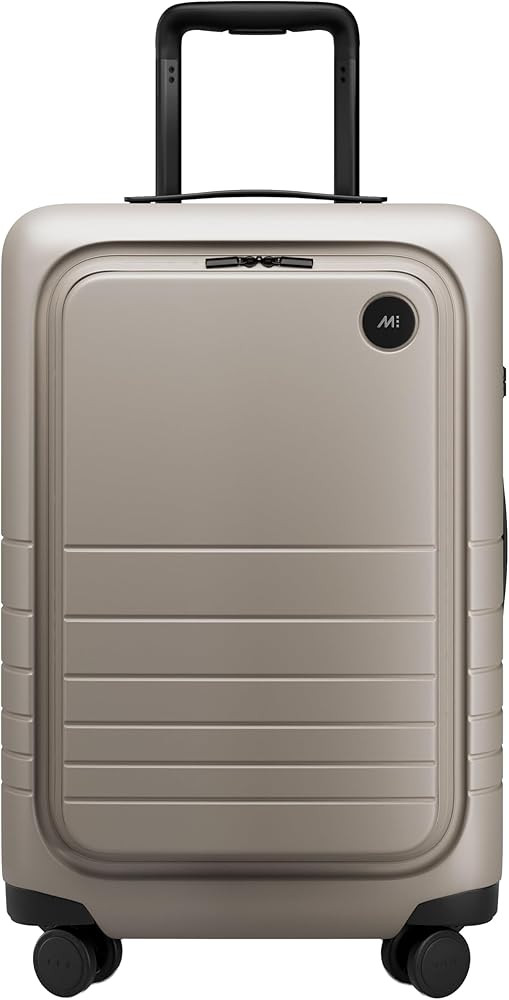Monos Carry-On Pro Plus Luggage (23"), Hardside Spinner Suitcase with TSA Lock & Front Pocket, Ai... | Amazon (US)