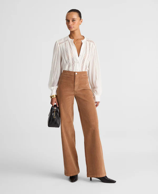 The Wide-Leg Pant in Corduroy | Madewell