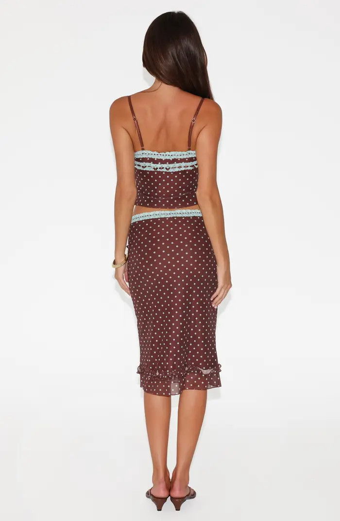 Amara Low Rise Polka Dot Skirt | Nordstrom