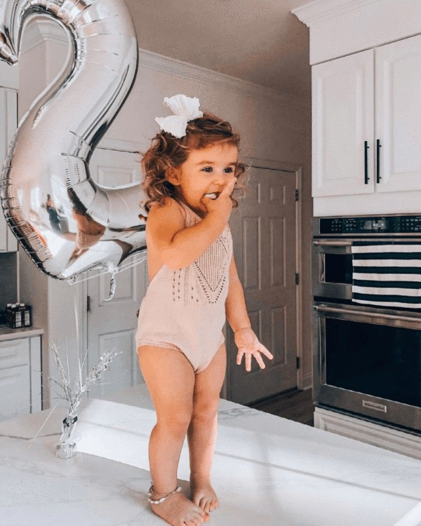 Drake Halter Romper - Vanilla Cream Crochet | Bailey's Blossoms