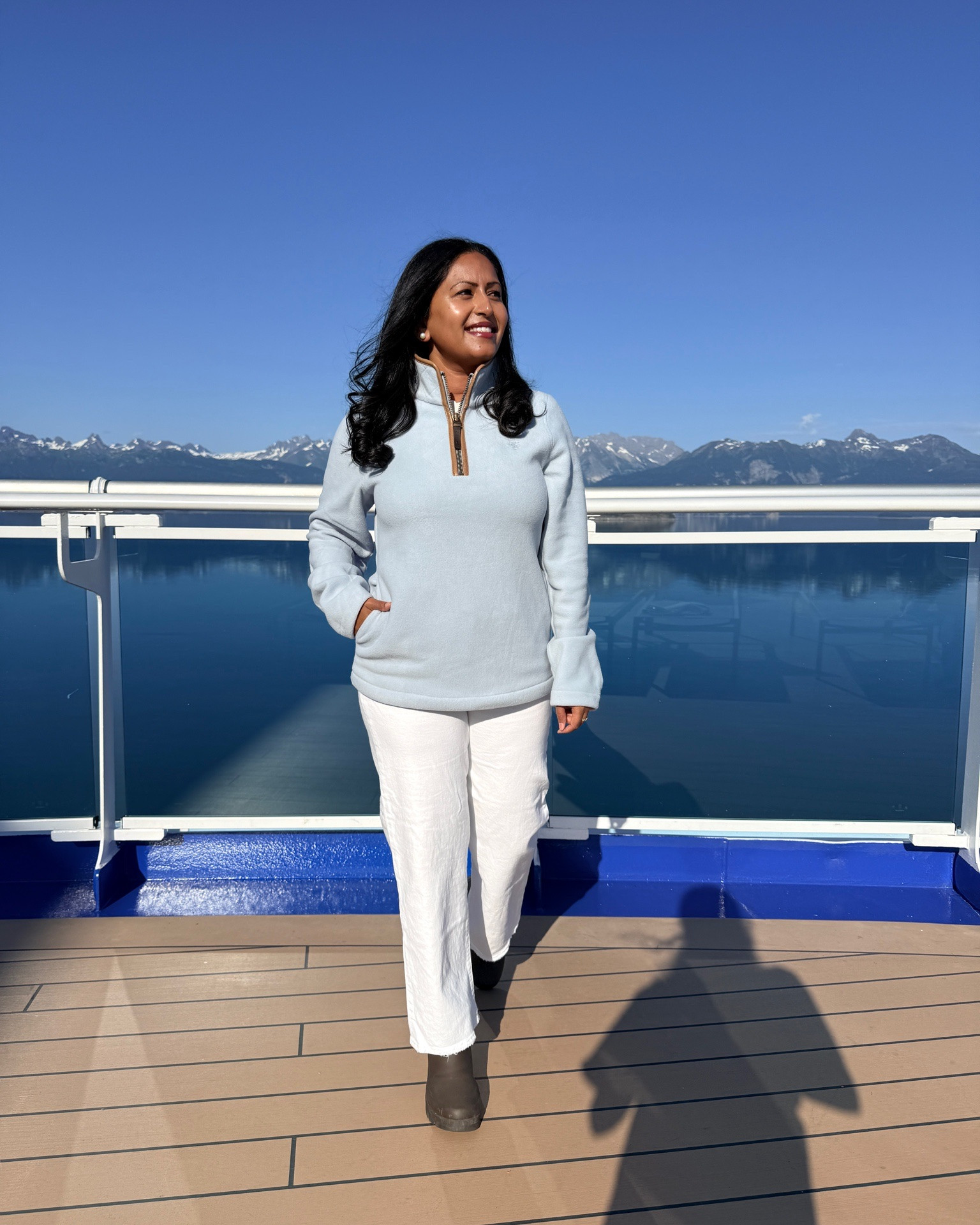 Cruising in style with @Holland Cooper during glacier views 🩵

#LTKootd #LTKTravel #LTKPetite