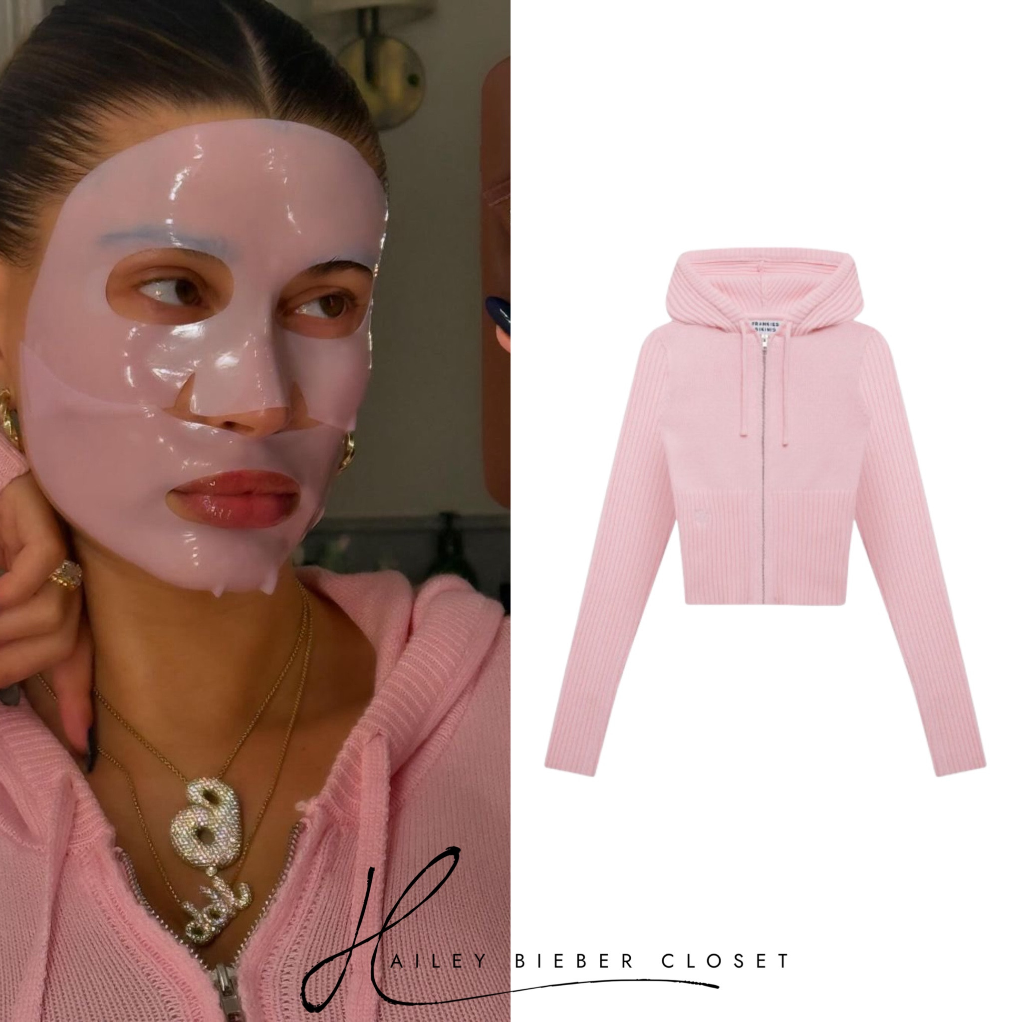 Hailey Bieber wears #FrankiesBikinis Heritage Zip Up Hoodie ($150.00). 🩷

#HaileyBieber #HaileyBieberCloset #HaileyBieberStyle #Fashion #StreetStyle #StreetWear #Style 