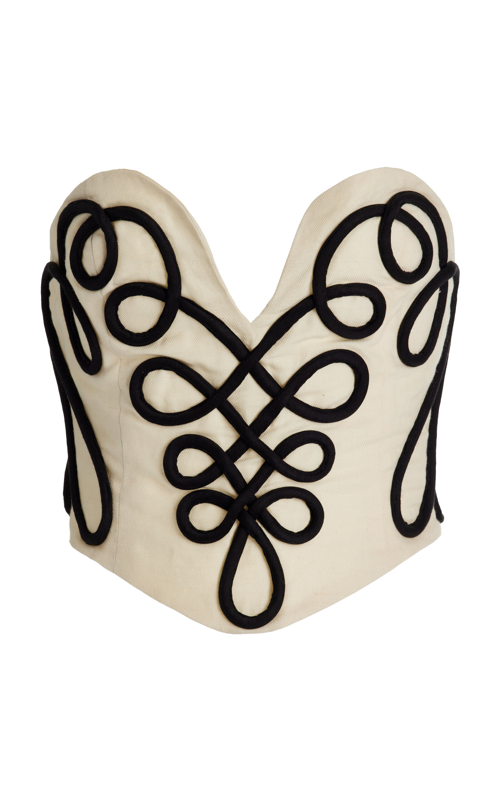 Liya Strapless Cotton-Linen Top | Moda Operandi (Global)