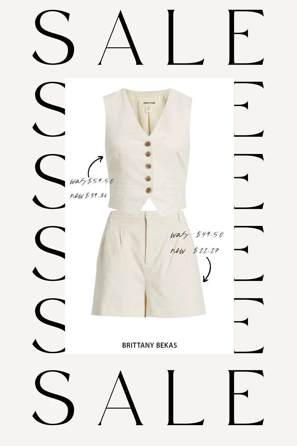 This linen set from nordstrom is a new addition to my closet and will be a summer / vacation outfit I grab on repeat. Currently on sale in a bunch of different colors. 

White linen vest. White linen shorts. Vacation outfits - beach family photo outfits. Nordstrom  

#LTKSaleAlert #LTKTravel #LTKFindsUnder50