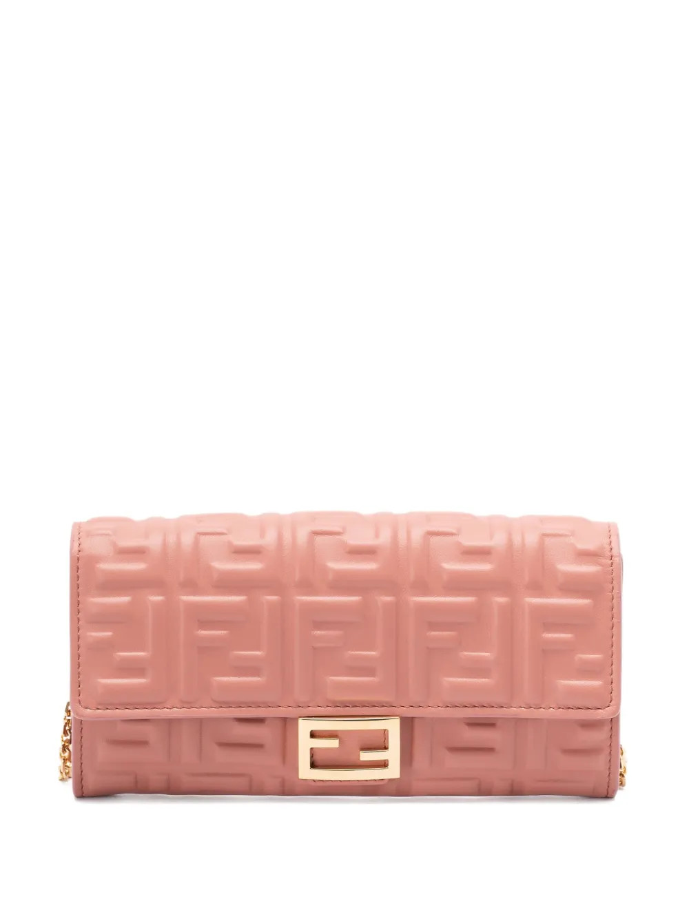 FENDI FF-logo Quilted Mini Bag | Pink | FARFETCH AU | Farfetch Global