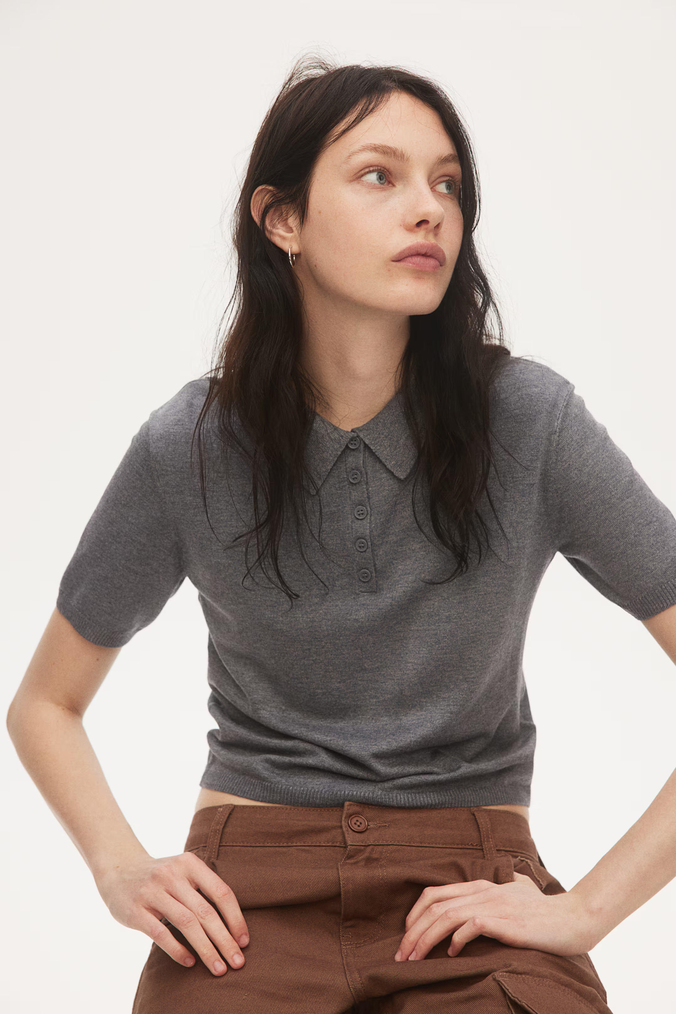 Fine-knit Polo Shirt | H&M (US + CA)