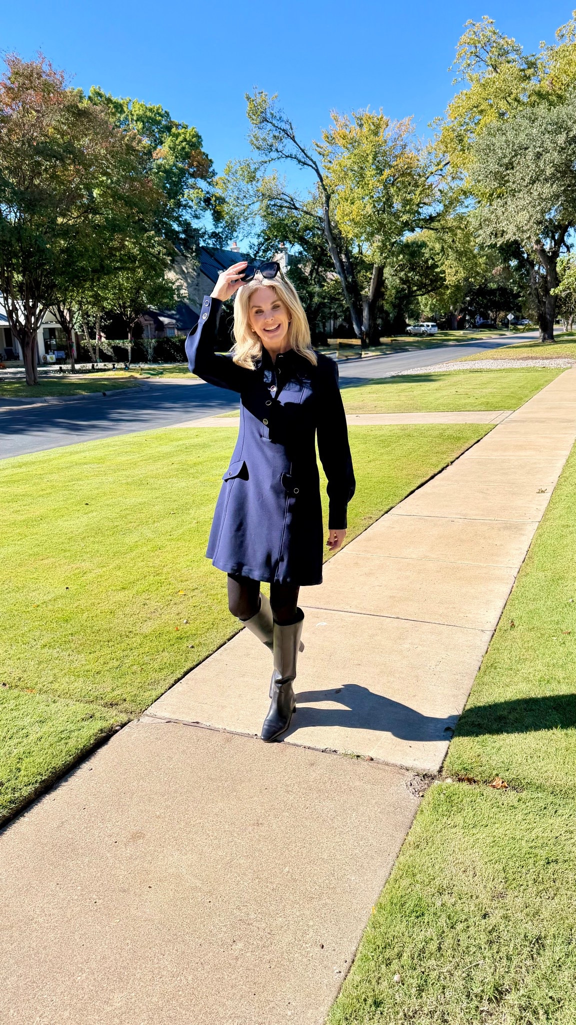 Gorgeous dress for for winter. Simply add tights & boots. It also comes in white. Wearing Size S. 

#LTKSeasonal #LTKOver40 #LTKootd