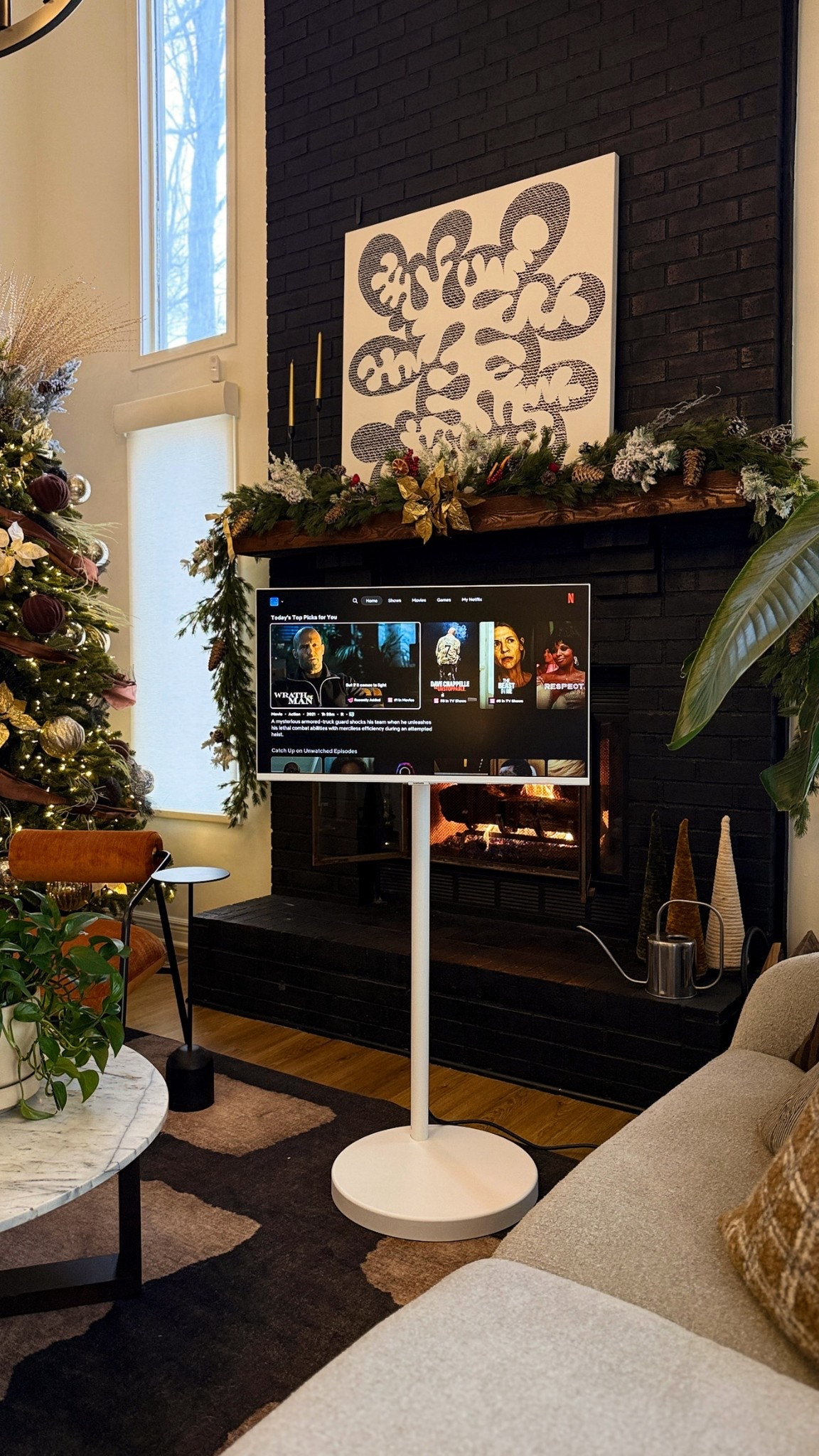 I'm obsessed with my new @samsung tv! 