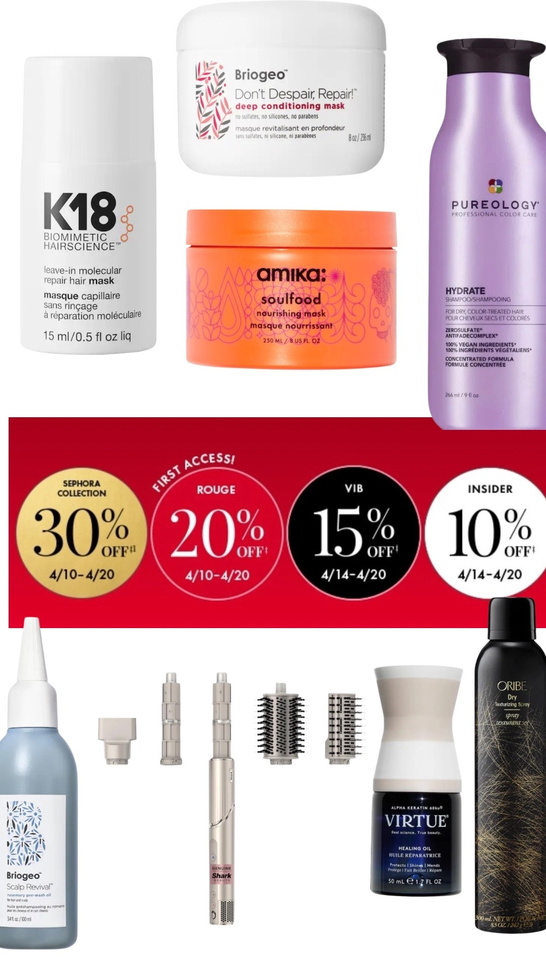 Sephora sale hair favorites 

#LTKSaleAlert