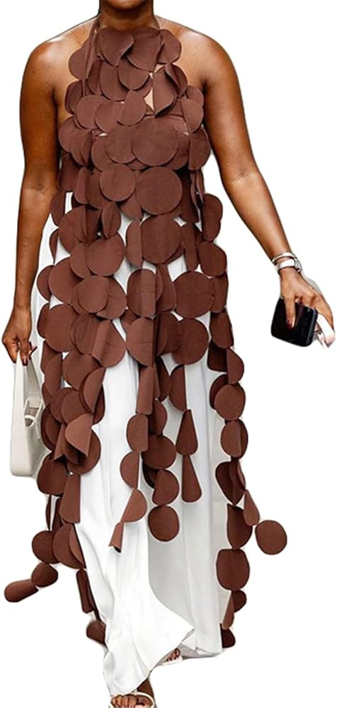 Women's Sleeveless Lace Up Cut Off Holes Tassel Bodycon Sexy Nightclub Party Tunic Tops Shirts Dr... | Amazon (US)