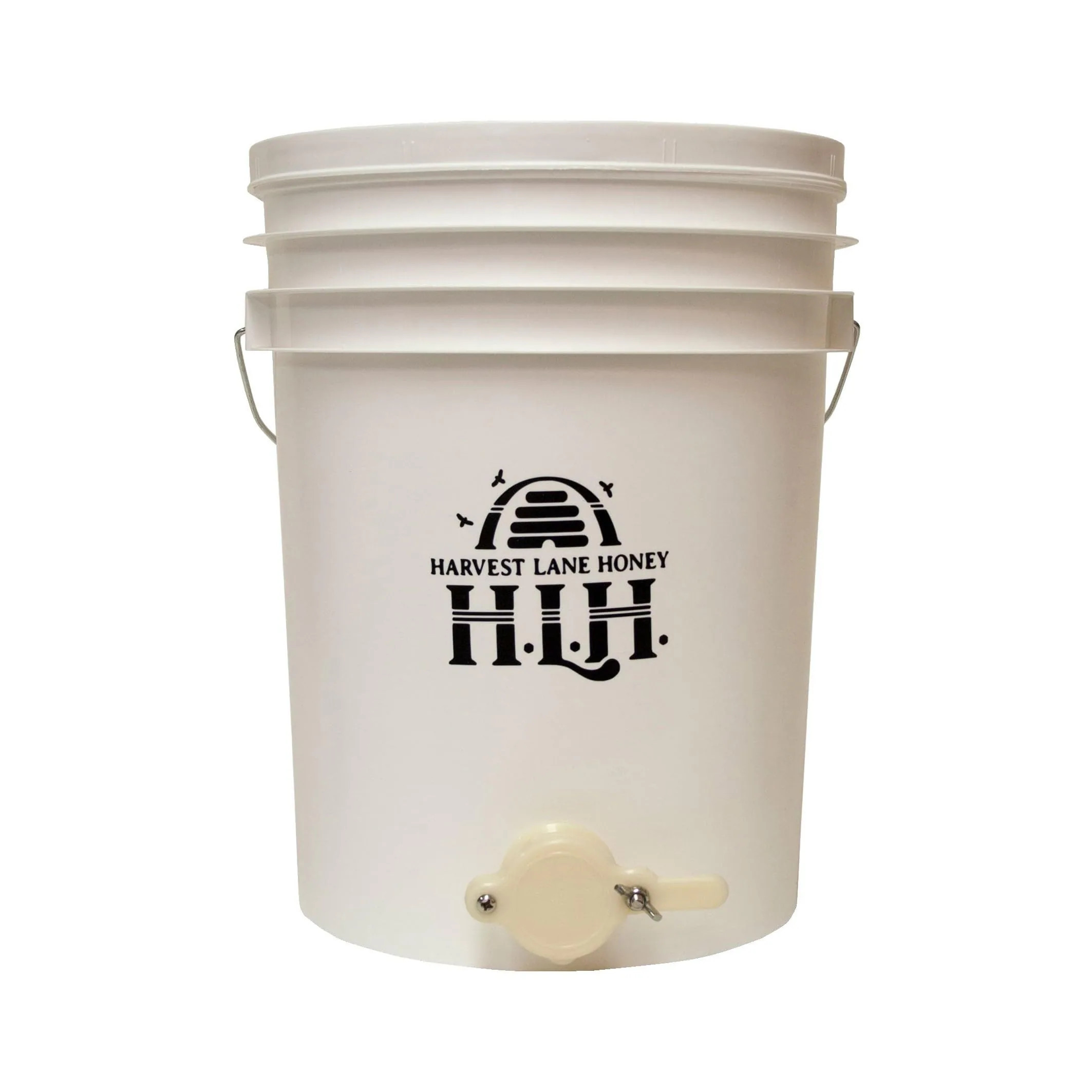 Harvest Lane Honey 5 Gallon Honey Bucket with Gate White one_size | 202578 | Lowe's