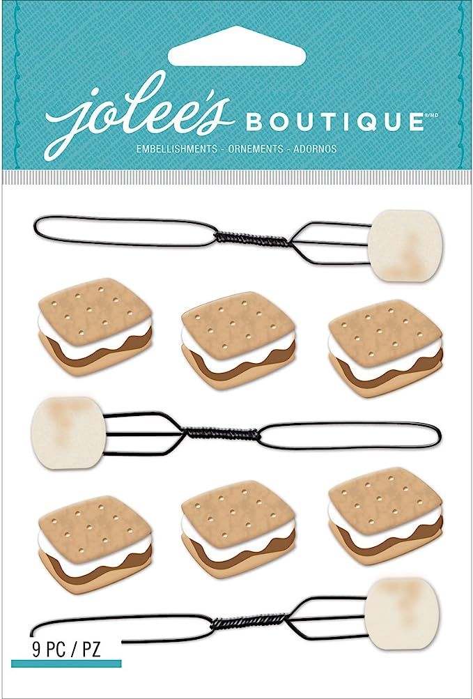 Jolee's Boutique Dimensional Stickers, S'Mores Repeats | Amazon (US)