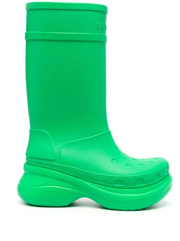 Balenciaga x Crocs Chunky Rain Boots - Farfetch | Farfetch Global