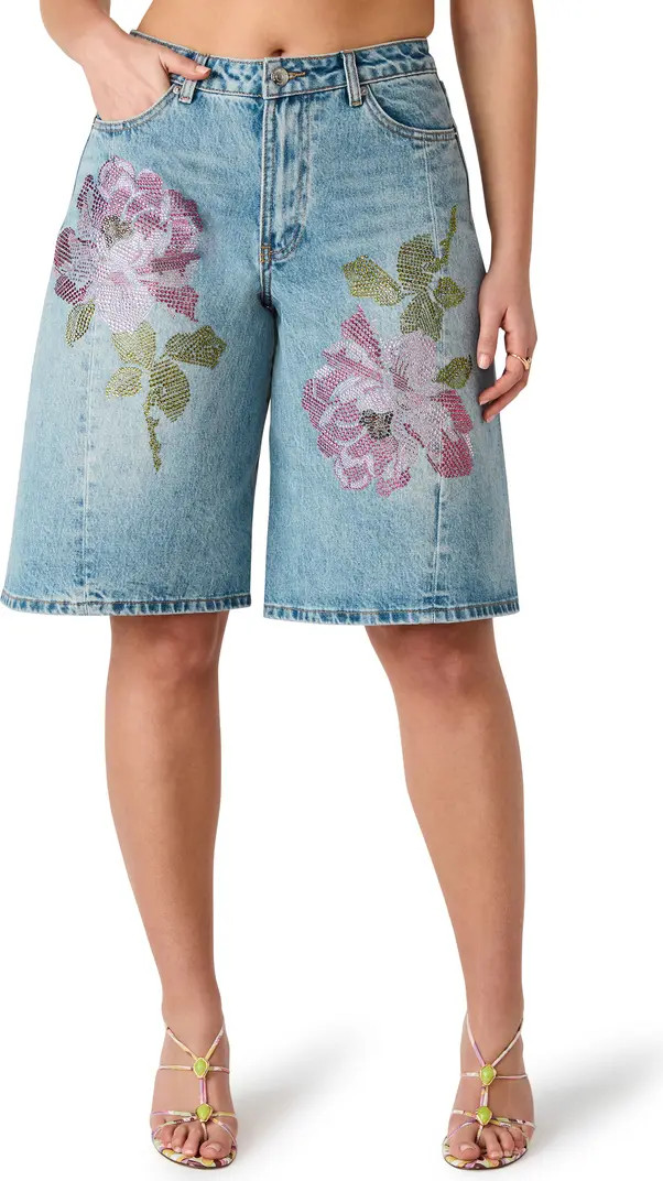 Kesha Floral Embellished Shorts | Nordstrom