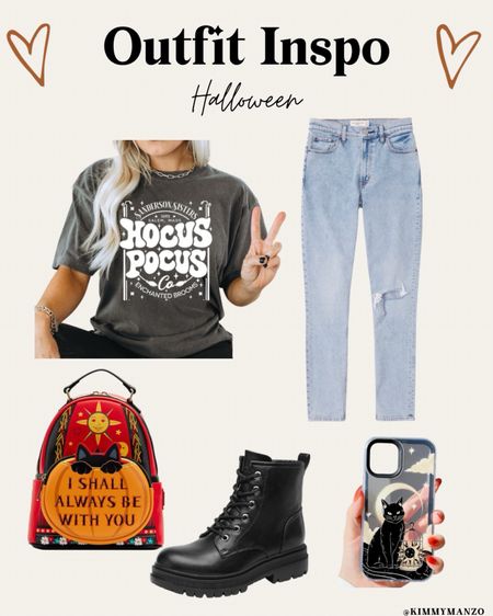 Halloween outfit inspo 

Hocus pocus, Abercrombie, graphic tee, Binx, Loungefly, combat boots 

#LTKplussize #LTKHalloween #LTKstyletip