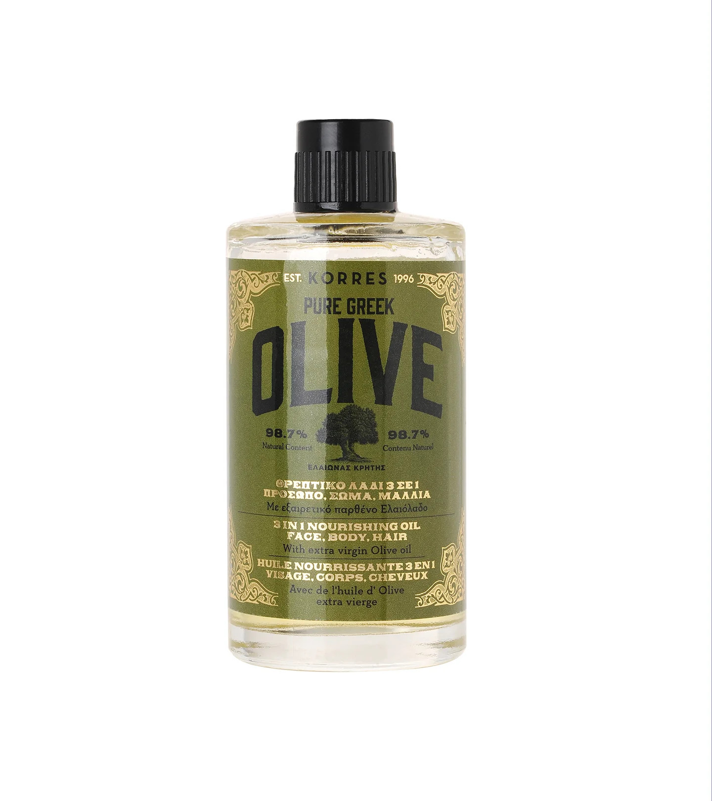 Pure Greek Olive 3-In-1 Nourishing Oil | KORRES