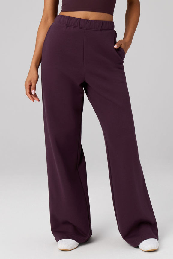 Year Round Terry Wide Leg Sweatpant | Fabletics