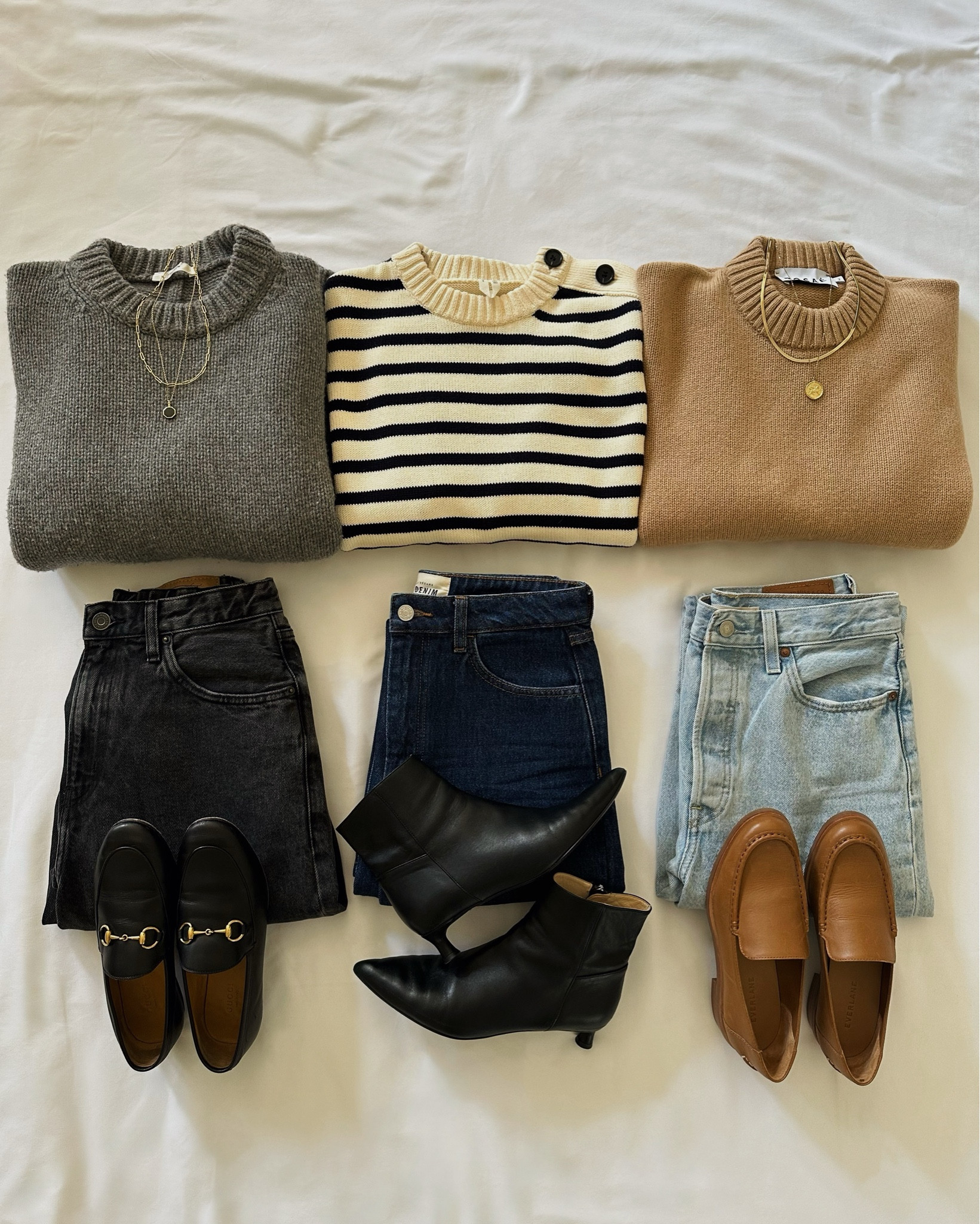 Fall sweater, denim, loafers, fall boots

#LTKFindsUnder100 #LTKStyleTip #LTKSeasonal