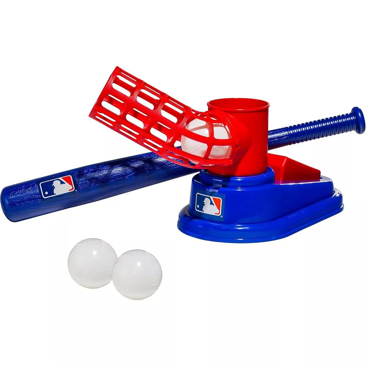 Franklin MLB Pop A Pitch Youth Baseball Batting Machine With Plastic Bat, Balls & Pitch Unit | Target