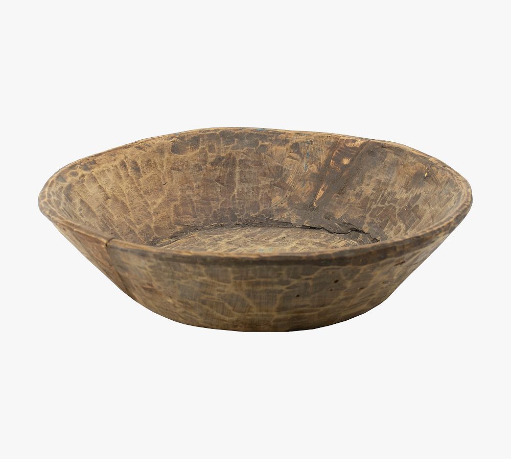 Found Reclaimed Wood Bowl | Pottery Barn (US)