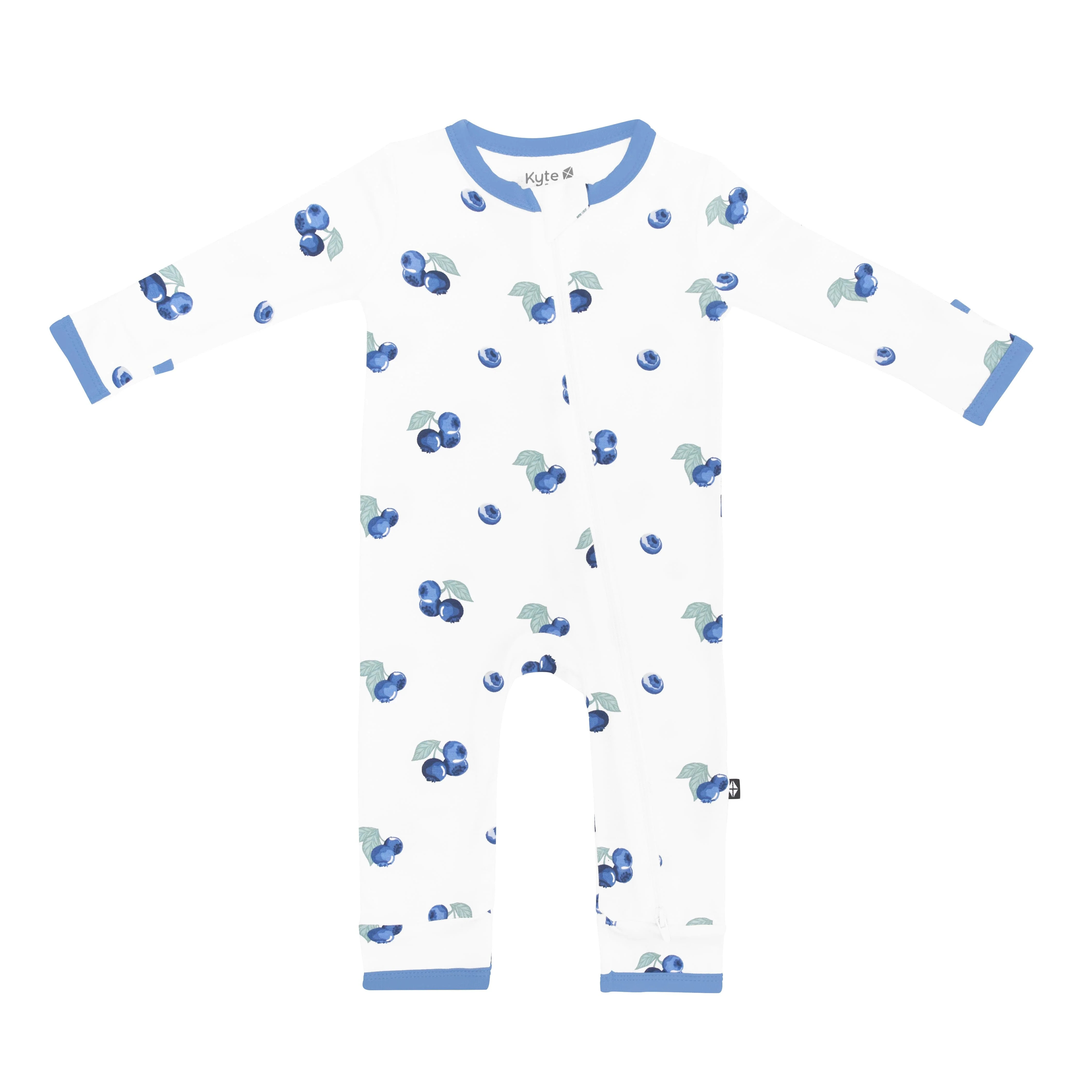 Zippered Romper in Blueberry | Kyte BABY