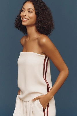 Maeve Strapless Flowy Top | Anthropologie (US)