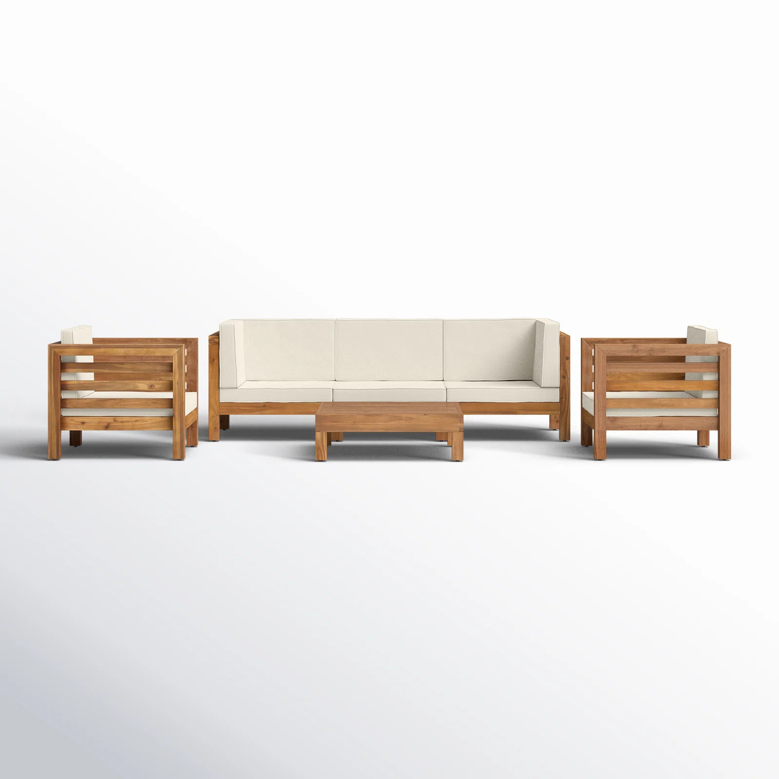 Maher 4 Piece Sofa Seating Group with Cushions | Wayfair North America