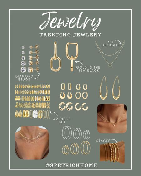 Jewelry! Did you know gold is in! I’m loving it! What do you think? Still into silver? Or maybe rose gold? 

#LTKBeauty #LTKSaleAlert #LTKU