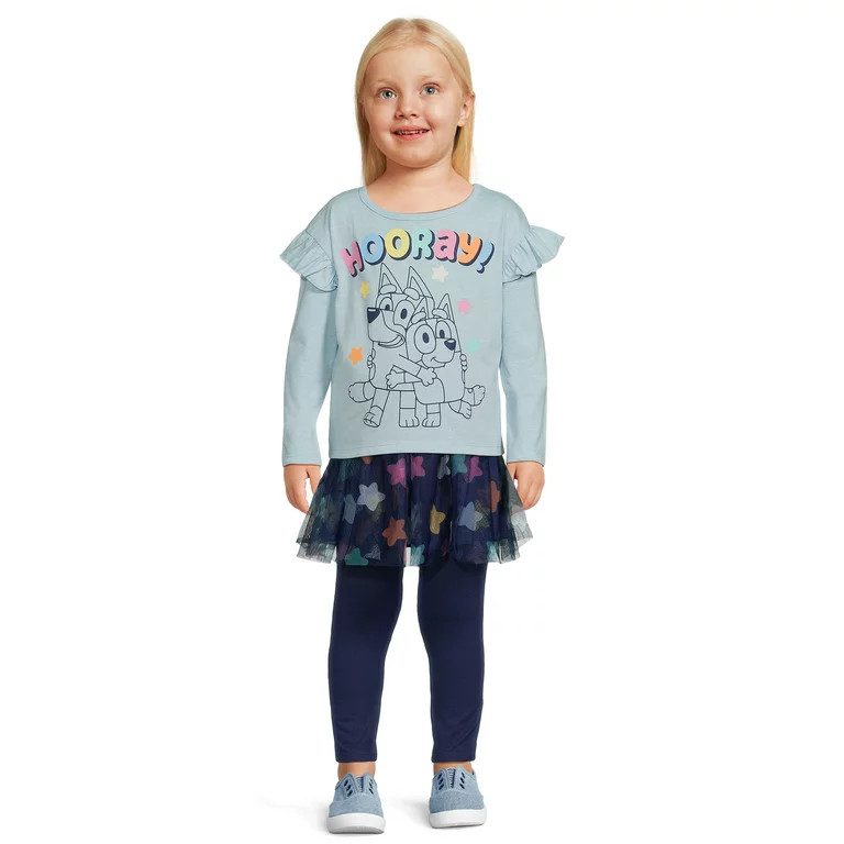 Bluey Toddler Girl Role Play Set, 4-Piece, Sizes 2T-5T | Walmart (US)