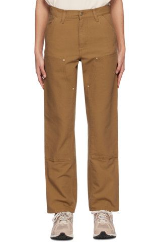 Carhartt Work In Progress - Brown Double Knee Jeans | SSENSE