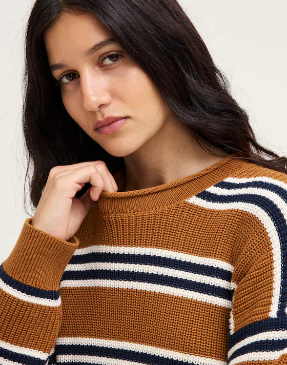 The Arden Crewneck Sweater in 100% Cotton | Madewell