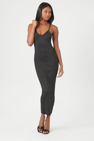 Metallic Knit Bodycon Dress | Forever 21