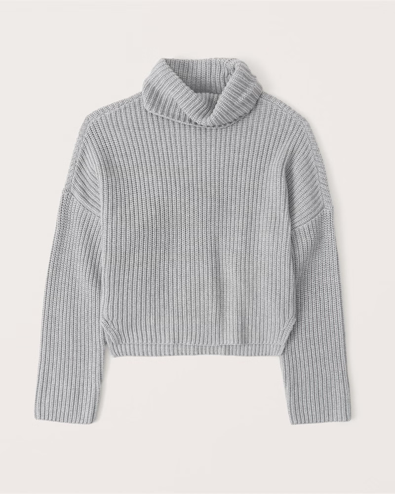 Ribbed Turtleneck Sweater | Abercrombie & Fitch (US)