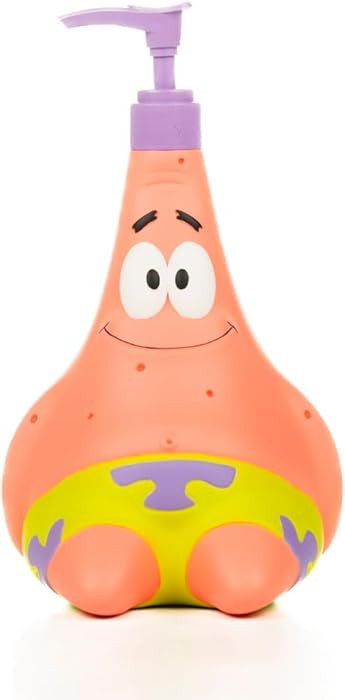 Spongebob Squarepants Patrick Star Soap/Lotion/Hand Sanitizer Resin Pump Dispenser, 13 Ounces, (O... | Amazon (US)