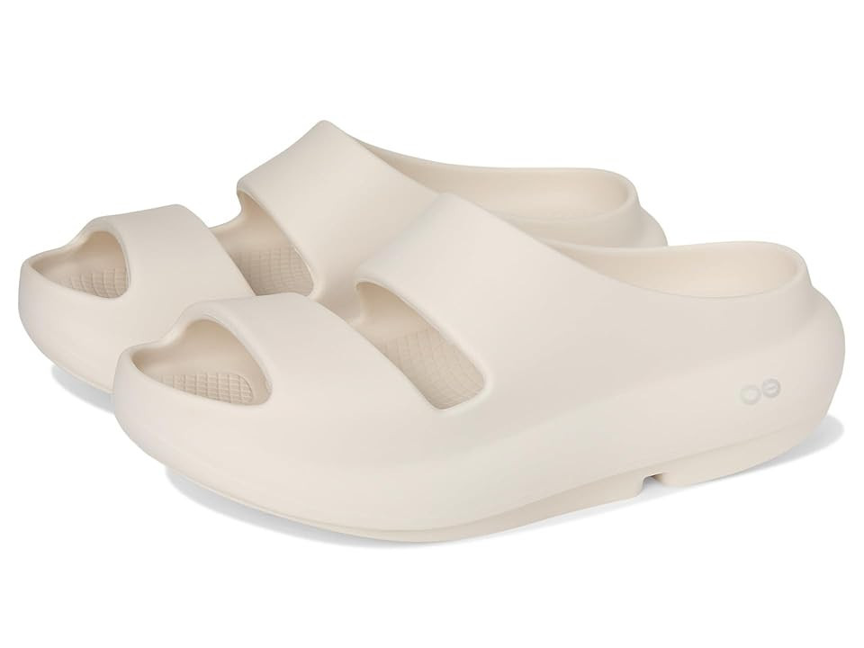 OOFOS Ooyea Wedge Shoes Chalk : Men's 3 - Women's 5 Medium, Synthetic | Zappos
