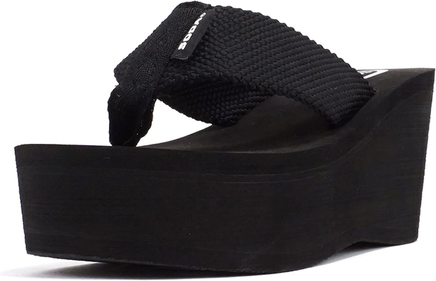 Soda Oxley-S Womens EVA Flip Flop Slip on Platform Sandals | Amazon (US)